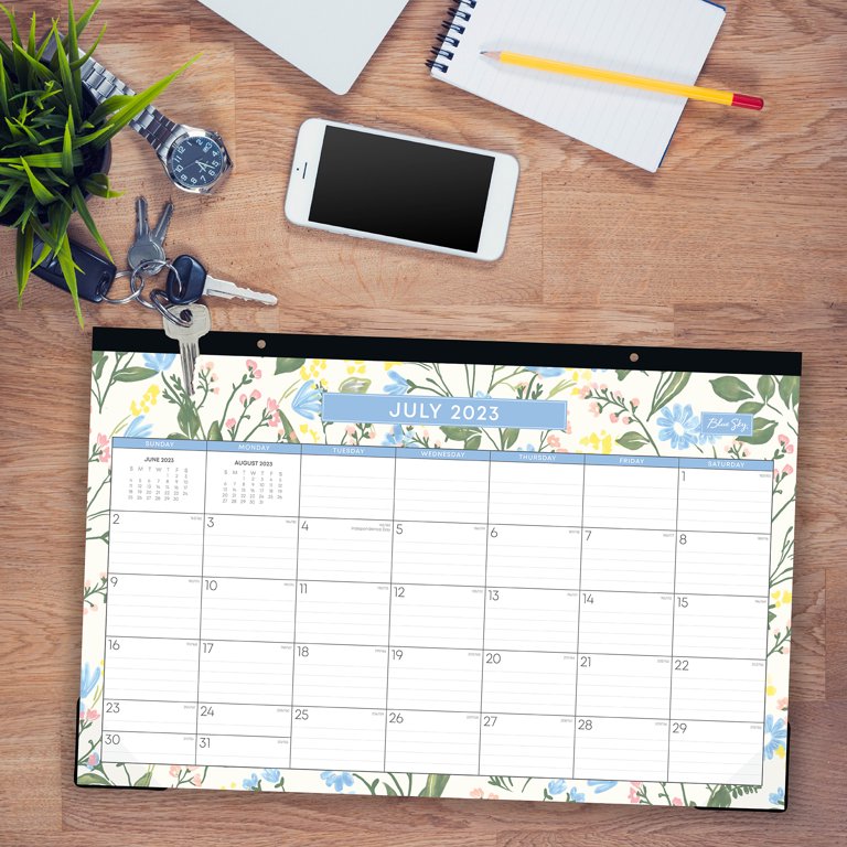 SIGEL HO365 A2 Paper Desk Pad (59.5x41 Cm) - 2023/24 2-Year Calendar, Weekly Planner, 40 Sheet 80gsm, Made In Germany