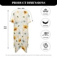thumbnail image 6 of DISNIMO Sunflower Daisy Cow Print Women's Bikini Swimsuit Cover Ups Kimono Cardigan Long Beach Coverup Casual Loose Comfort Bathing Suit Cover Up for Vacation, 6 of 6