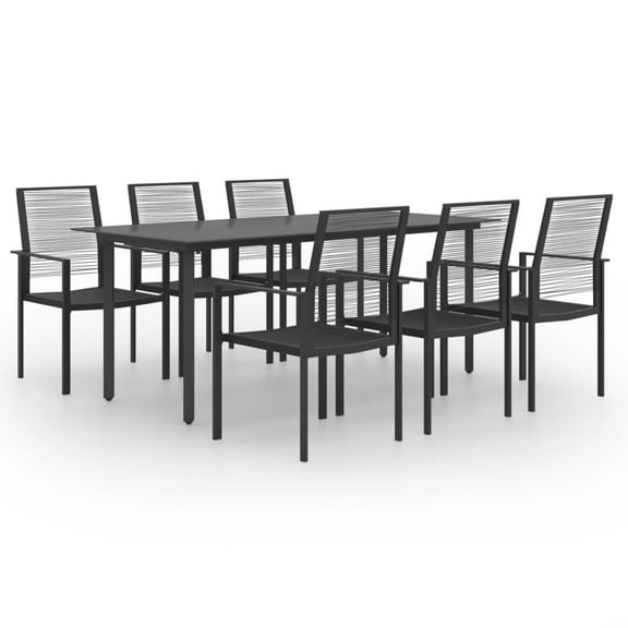 vidaXL Patio Dining Set Garden Outdoor Table and Chair Furniture 7/9 Piece