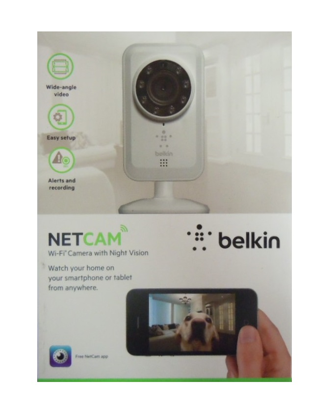New Oem Belkin Netcam Wi Fi Wireless Ip Camera With Night Vision Amp Digital Audio Walmart Com