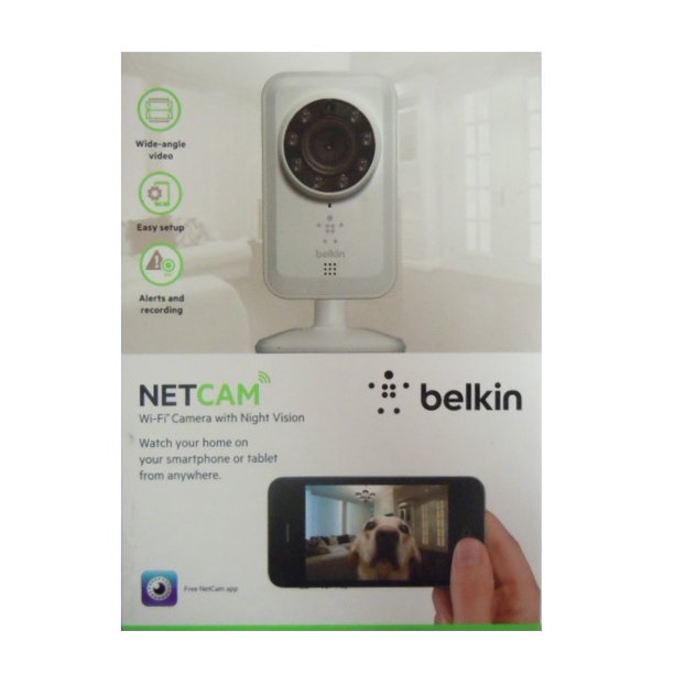 New Oem Belkin Netcam Wi Fi Wireless Ip Camera With Night Vision Amp Digital Audio