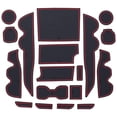 thumbnail image 1 of Alfombrilla para portavasos, 18 piezas, almohadilla de inserción para portavasos de consola central, alfombrillas para consola central, rendimiento sólido, 1 of 12