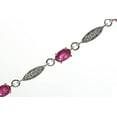 thumbnail image 4 of Gin & Grace 10KT WG Ruby and diamond accent Bracelet, 4 of 4