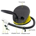 thumbnail image 3 of Riwcyla Bellows Foot Pump Portable Air Pump Inflation & Deflation with 3 Nozzles for Kayaks Paddle Boats Air Beds Inflatable Pool, 3 of 5