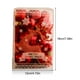 thumbnail image 4 of Inteprter Paquete de 30 bolas de árbol de Navidad colgantes colgantes de vacaciones 1,2/1,6/2,3 pulgadas manualidades chimenea de plástico DIY ventana Kits de decoración para fiestas Rojo Inteprter HA009414-03B, 4 of 6