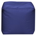 thumbnail image 1 of Gouchee Home Cube Brava Electric Blue Pouf Ottoman – Water-Repellent Cube Bean Bag Footstool with Polystyrene Beads, Lightweight & Portable for Living Room or Dorm, 1 of 8