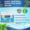 thumbnail image 6 of BlueSpring Back Pain Relief Cream with Emu Oil - Super White Stuff Natural Therapy Against Backache Neck Sprain Knee Joint Muscle Soreness - Fast Action Anti Inflammatory Analgesic Rub, [4 Oz] Jar, 6 of 9