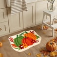 thumbnail image 4 of BingTong Cute Halloween Bath Mat, Pumpkin Bath Mat Halloween Bathroom Decor Mat, Extra Soft Fluffy Absorbent Non-Slip Bathtub Mat, Pumpkin Shape Bath Rug For Shower Bedroom Door C, 4 of 7