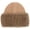 A-khaki, variant on Knit Cuffed Beanie Hat for Women Plush Skull Cap Chunky Soft Stretch Winter Warm Crochet Hats Fuzzy Ski Cap