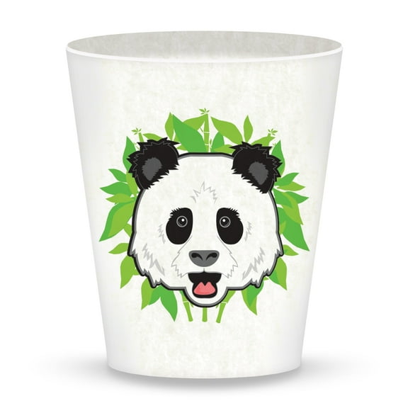 Ecoware Beaker - Panda by Deluxebase. Eco-Friendly Bamboo Tumbler Cup for Kids’ Dinnerware