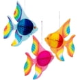 thumbnail image 1 of Coofit 3PCS Hanging Honeycomb Decorative Fish Shape Hanging Ornament Hanging Decor, 1 of 9