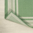 thumbnail image 5 of JONATHAN Y SANTA MONICA 3 x 5 Area Rug, James Border Stripe - Green/Cream, SMB201E-3, 5 of 8