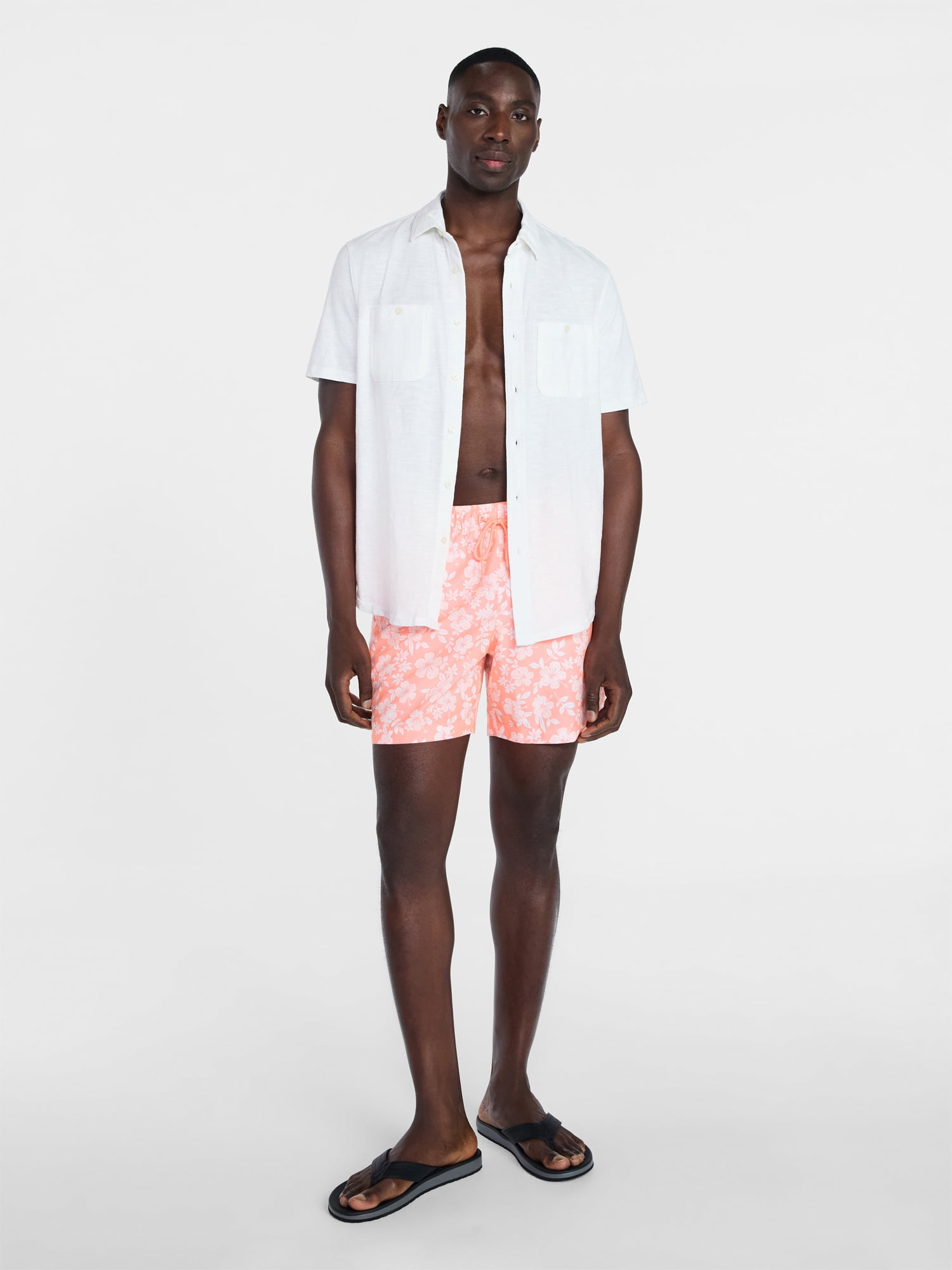 George Men's and Big Men's Swim Shorts, 6" Inseam, Sizes S-3XL