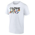 thumbnail image 2 of Men's White Austin Spurs Love Wins T-Shirt, 2 of 3