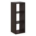 thumbnail image 1 of Pemberly Row Open Back Decorative Cube Storage Organizer in 3-Cube Dark Oak, 1 of 6