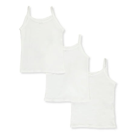

Marilyn Taylor Girls 3-Pack Cotton Camisoles - white 4t (Toddler)