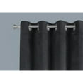 thumbnail image 4 of Curtain Panel 2pcs Set 54"W X 84"L Grommet Bedroom Kitchen Velvet Grey, 4 of 6