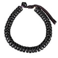 thumbnail image 1 of Pulsera de concha de coco de 1 pieza, cadena de muñeca de madera hecha a mano, pulsera Om Mani Padme Hum, pulsera de madera con hilo de algodón (negro), 1 of 1