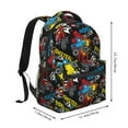 thumbnail image 2 of Easygdp Monster Car Mochila Ergonómica Versátil para Laptop - Múltiples Bolsillos, Correas Ajustables, Unisex para Escuela, Viajes y Actividades al Aire Libre-One Size, 2 of 5