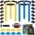 thumbnail image 1 of Set de fútbol con bandera Azuery para 14 jugadores, con 42 banderas, 8 conos y pelota, 1 of 6