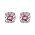 thumbnail image 1 of CREATITOY 1 Set 1-Carat Simulated Diamond Earring - Micro-Inlaid Design, Luxury Jewelry Gift for Women, 1 of 4