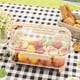 thumbnail image 2 of Billuyoard Caja sellada de ABS con drenaje y separación de frutas para restaurante, caja de almacenamiento para refrigerador con tapa fácil de Almacenamiento y organización del hogar verde, 2 of 6