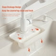 thumbnail image 3 of (Light Blue) Faucet Splash-proof Drain Rack Kitchen Rag Sponge Wipe Drain Storage Rack, 3 of 13