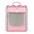 thumbnail image 1 of Mochila para gatos, mochila portamascotas transparente y transpirable de gran capacidad para gatos y gatitos, 1 of 5