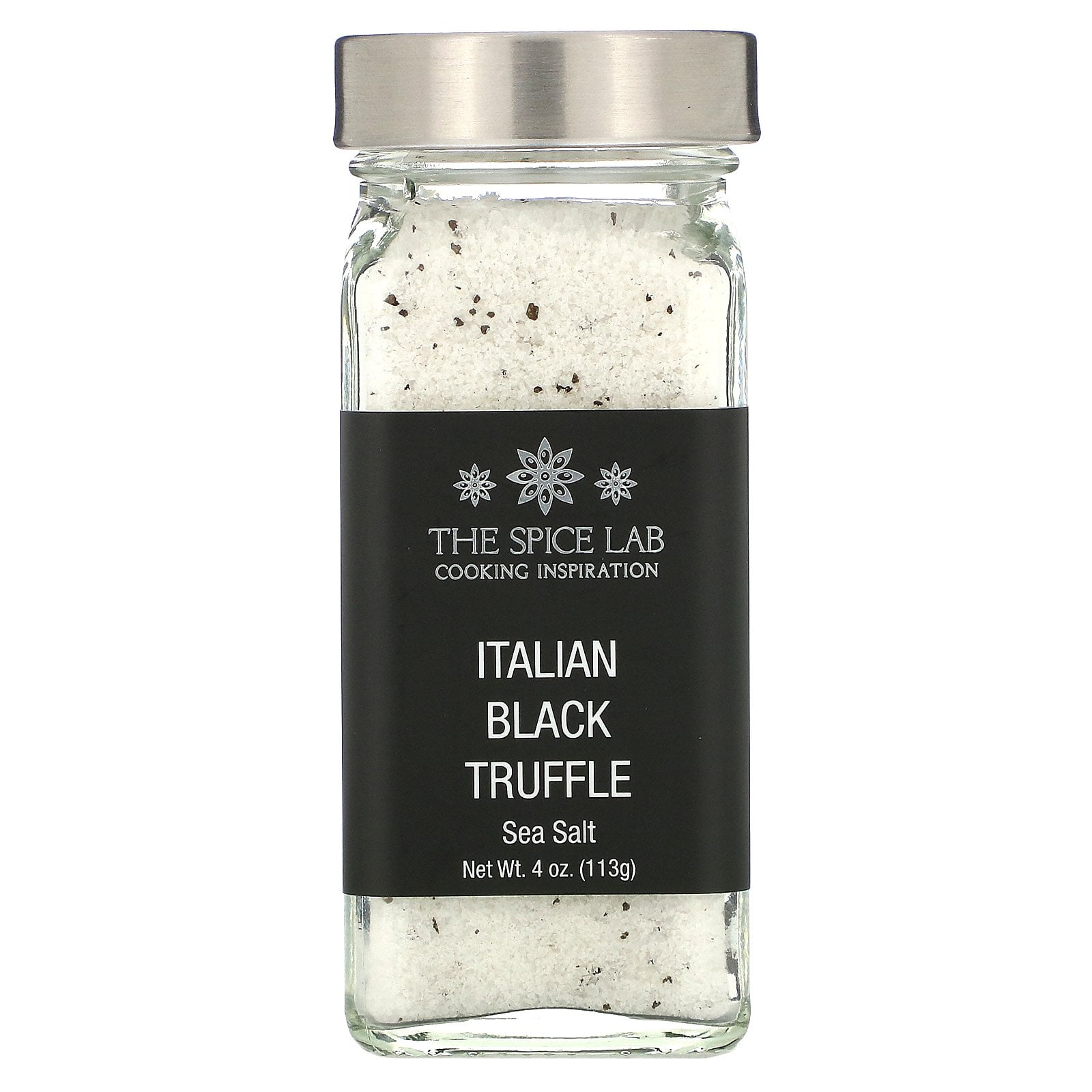 Italian Black Truffle Sea Salt, 4 oz (113 g), The Spice Lab