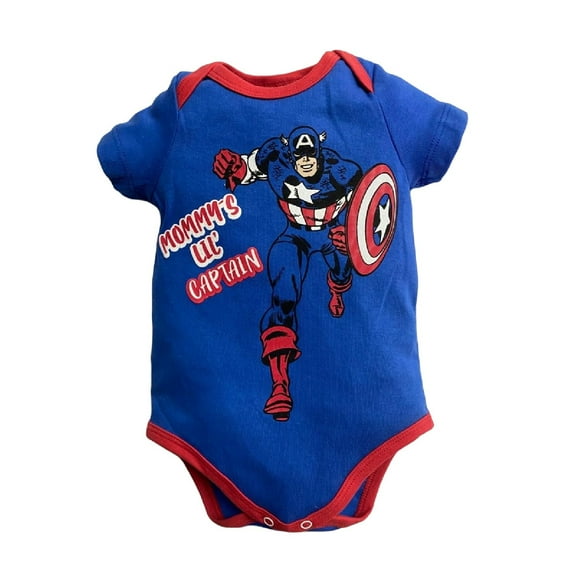 Pañalero de algodón estampado Marvel Capitan America Marvel Pañalero0177