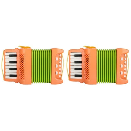 Raindrops 2pcs Kids Accordion Performance Accordion Instrument Children Accordion Musical Instrument