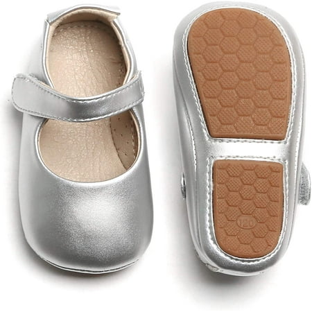 

QWZNDZGR Soft Sole Baby Shoes - Infant Baby Walking Shoes Moccasins Rubber Sole Crib Shoes