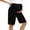 Black, variant on WBQ Women's Maternity Shorts Over The Belly Workout Loose Casual Pregnancy Lace Panel Short Pants with Adjustable Band Thin Style ,Red S-3XL