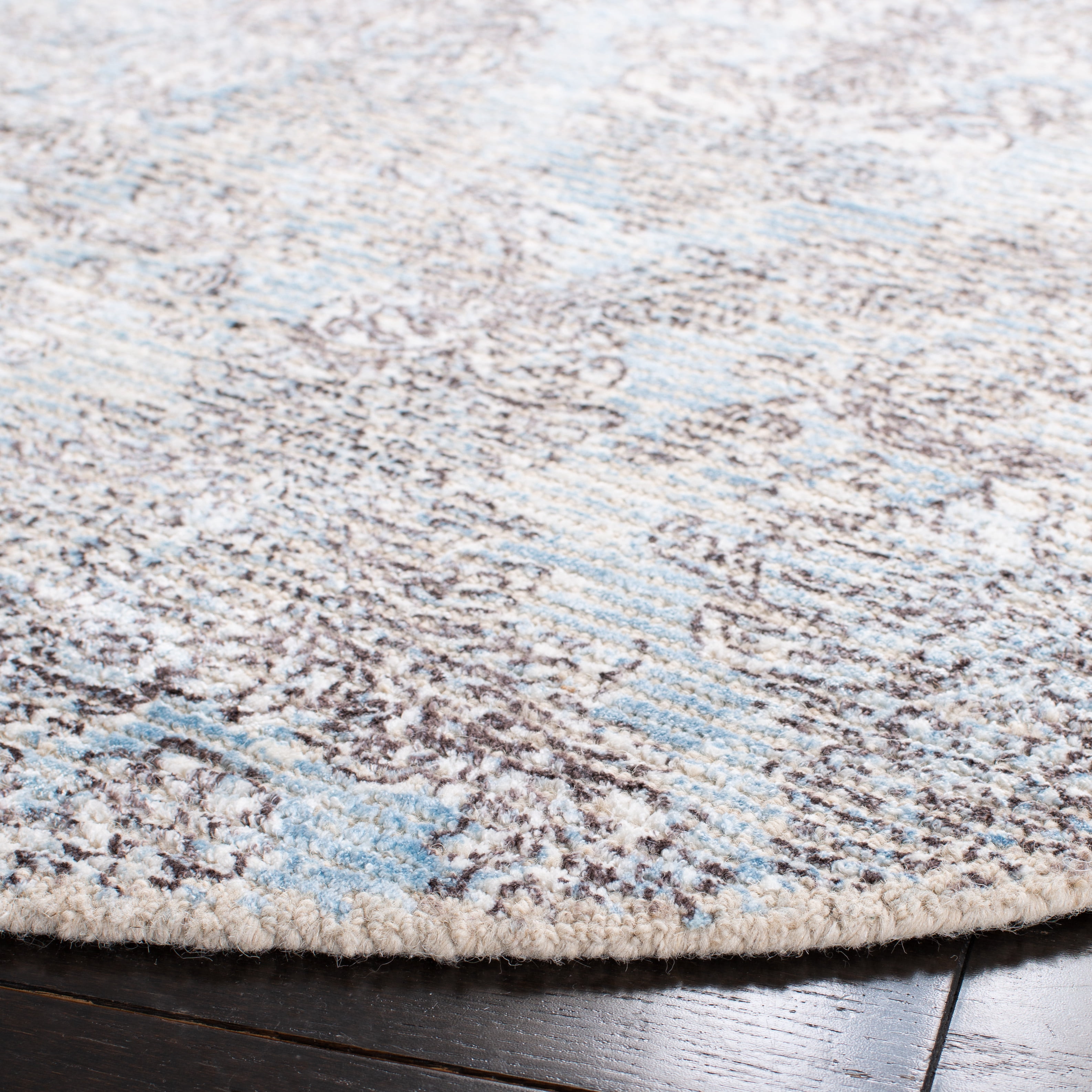 Safavieh Mirage Jacqueline Floral Area Rug, Light Blue/Gray, 6' x 6' Round