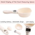 thumbnail image 5 of Adjustable Weight Scale Pet Food Scoop, High Precision Digital Measuring Cup with LED Display for Versatile Usage, 5 of 5