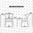 thumbnail image 2 of 2xHome Chaise de Salle à Manger CH-BoneChair(Noir), 2 of 5