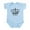 Sky Blue, variant on CafePress - King Crown Infant Bodysuit - Baby Light Bodysuit, Size Newborn - 24 Months