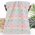 100 Cotton Hand Towels Colorful Polka Dot Pattern Soft Absorbent Towel