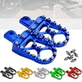 thumbnail image 5 of Motorcycle Foot Pegs Aluminum Alloy Construction Vintage Styling Anti Slip Texture Mounting Multiple Bike Types, 5 of 9