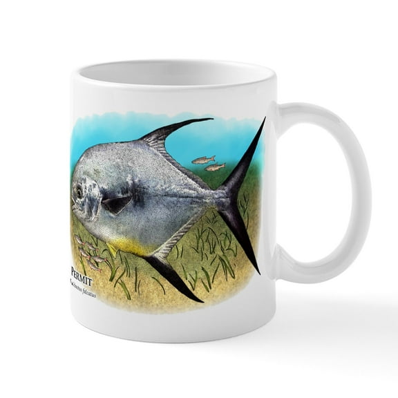 CafePress - Permit Mug - 11 oz Ceramic Mug - Novelty Coffee Tea Cup