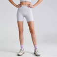 thumbnail image 6 of AHTJRT High Waisted Women Biker Shorts Buttery Soft Elastic Tummy Control Shorts Lightweight Breathable Gym Yoga Workout Short Pants, 6 of 7
