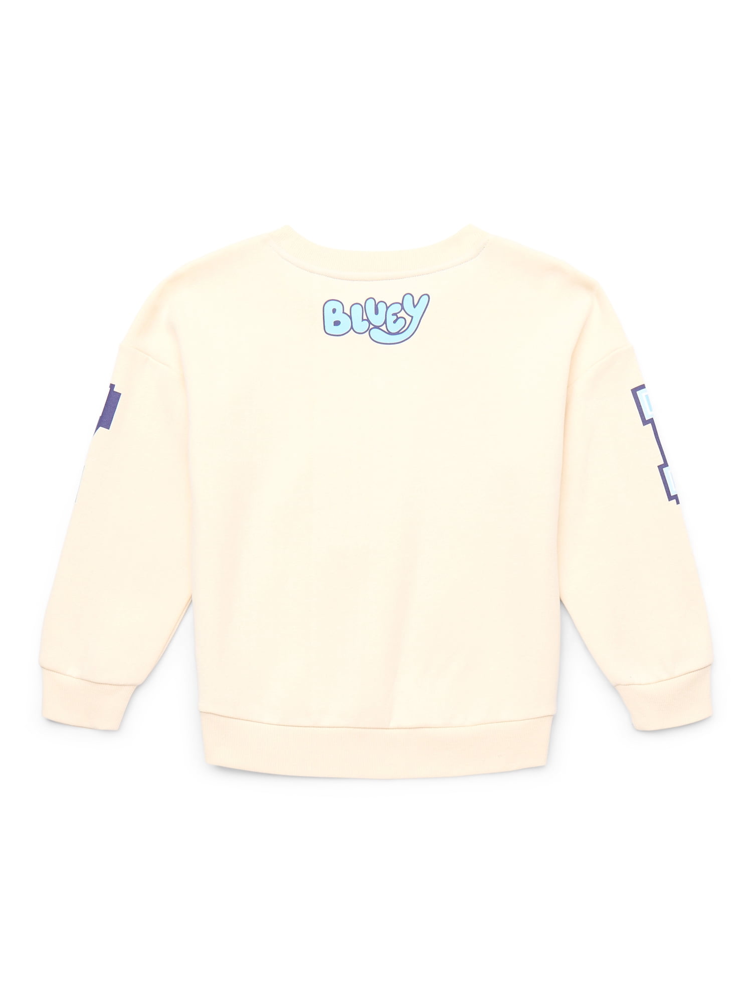 Bluey Boys Long Sleeve Graphic Crewneck Sweatshirt with Matching Short, 2-Piece Set, Sizes 4-12