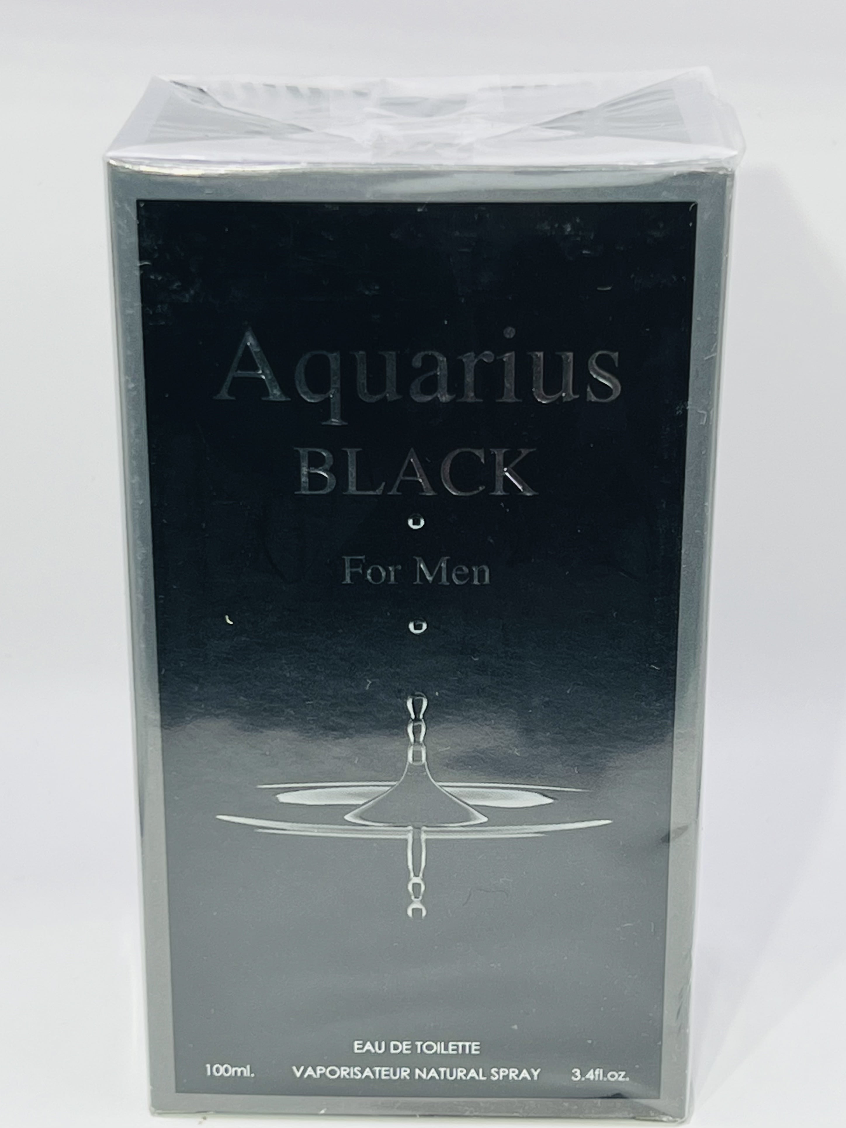 Aquarius Black for Men, Men's Cologne 3.4 fl oz Eau de Toilette