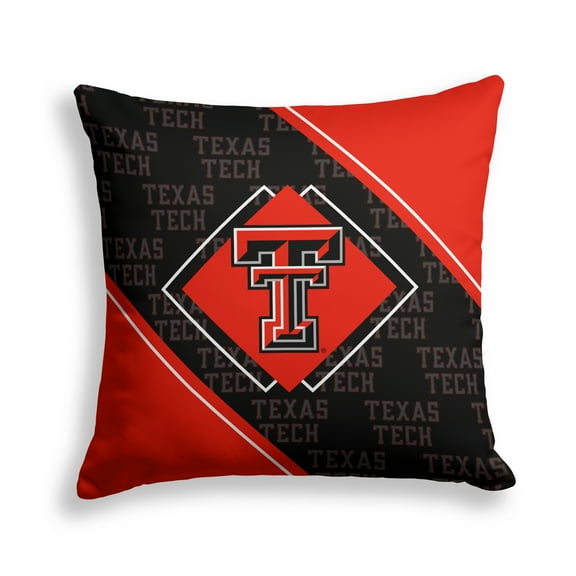 Pegasus Texas Tech Red Raiders 18" x 18" Diamond Boxed Decor Pillow