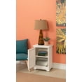 thumbnail image 5 of Delaney Single Door Cabinet with Shelf, Distressed White, 5 of 6