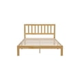 thumbnail image 3 of Novilla 12" Bed Frame Wood Bed Frame Full with Headboard,Off-White Wood Bed Frame Foundation with Wood Slat Support, No Box Spring Needed, Easy Assembly, 3 of 9