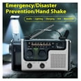 thumbnail image 2 of Emerncy Hand Crank Radio, Portable Solar Powered Multi-Function Survival ar With Hand Crank nerator, LED Lighting For Disaster Preparedness And Outdoor Use ,Handy Bright, 2 of 3