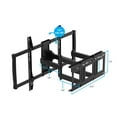 thumbnail image 4 of Monoprice Premium Full Motion TV Wall Mount Bracket Low Profile For 60" To 100" TVs up to 176lbs, Max VESA 900x6, 4 of 6