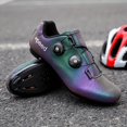 thumbnail image 2 of QJUHUNG High-Performance Men‘s Cycling Shoes - SPD Cleats Compatible  Anti-Slip  Durable for Outdoor Road Cycling Racing with Breathable Mesh Upper and Stiff Sole, 2 of 6
