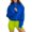 Blue, variant on Vedolay Women's Hoodies Print Long-Sleeved Sweatshirt Casual Blouse Pullover Tops GN2,XL